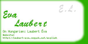 eva laubert business card